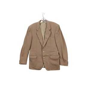 Cashmere and Wool Hayrlys Men's Sports Jacket 2 Button Blazer Pockets Brown 42R?